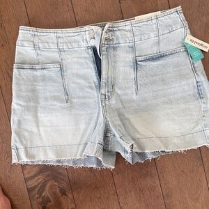 Maurices Light Blue Jean Shorts